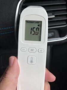 送風口温度