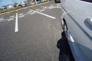 駐車スペースを見失う